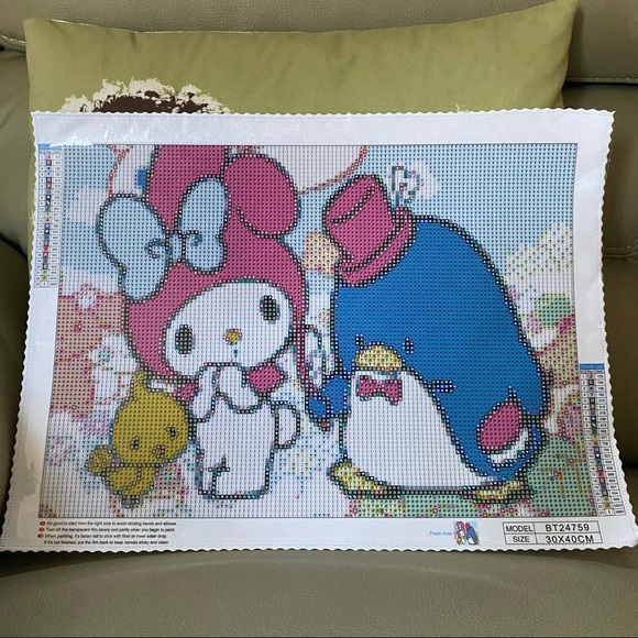 My Melody & Tuxedo Sam DIY 5D Diamond Painting - Picture 2 of 6